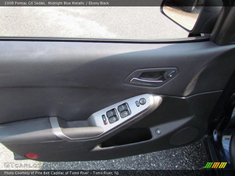 Midnight Blue Metallic / Ebony Black 2008 Pontiac G6 Sedan