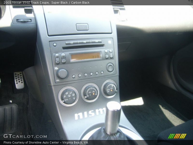 Super Black / Carbon Black 2003 Nissan 350Z Track Coupe