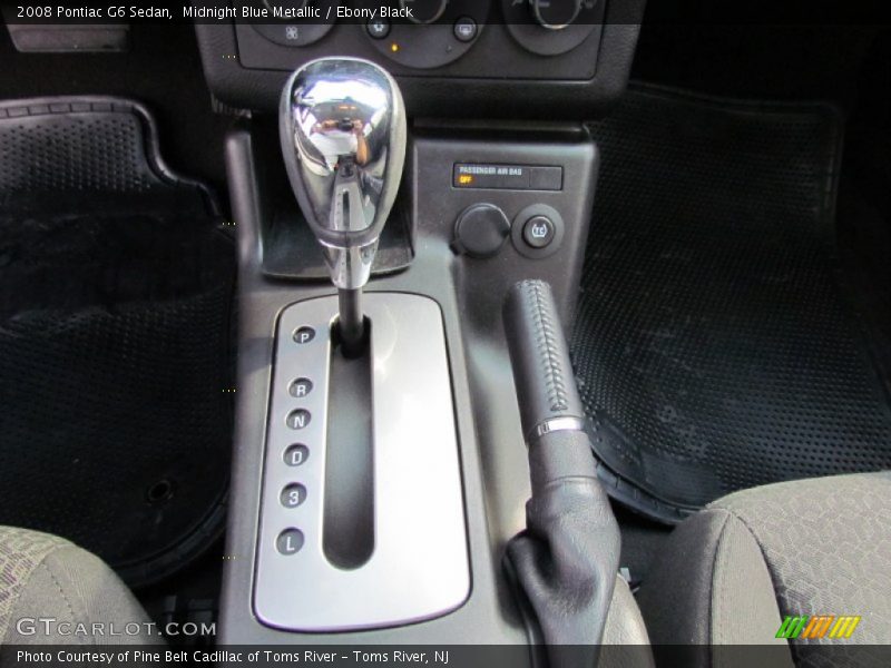 Midnight Blue Metallic / Ebony Black 2008 Pontiac G6 Sedan