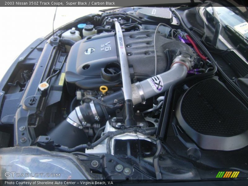 Super Black / Carbon Black 2003 Nissan 350Z Track Coupe