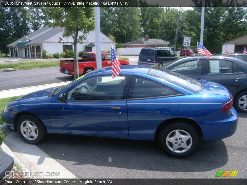 Arrival Blue Metallic / Graphite Gray 2005 Chevrolet Cavalier Coupe