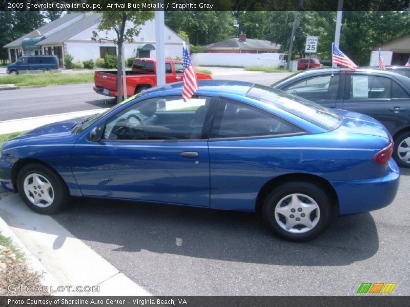 Arrival Blue Metallic / Graphite Gray 2005 Chevrolet Cavalier Coupe