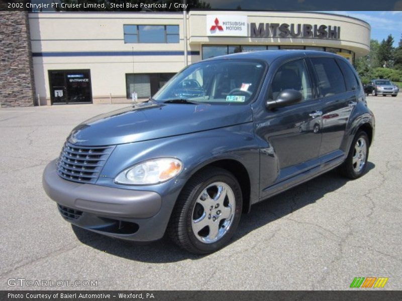 Steel Blue Pearlcoat / Gray 2002 Chrysler PT Cruiser Limited