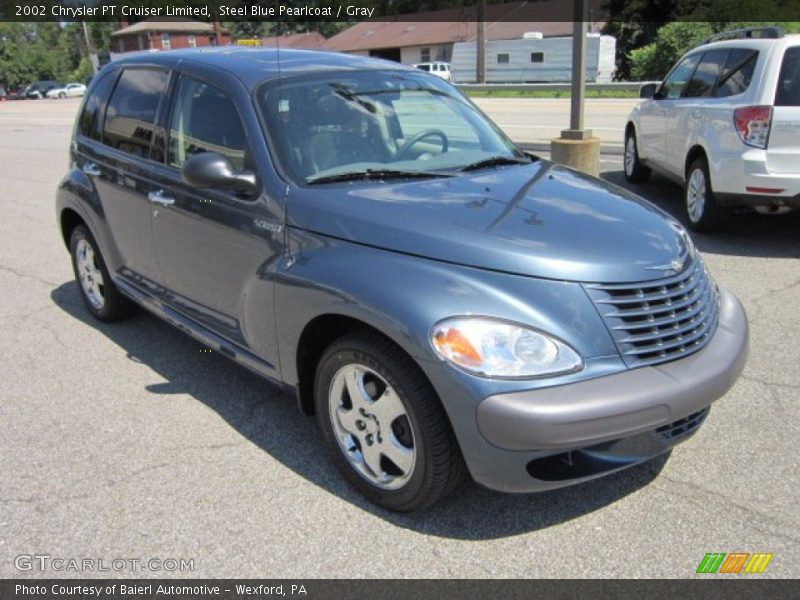 Steel Blue Pearlcoat / Gray 2002 Chrysler PT Cruiser Limited