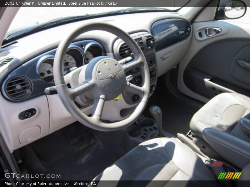 Steel Blue Pearlcoat / Gray 2002 Chrysler PT Cruiser Limited