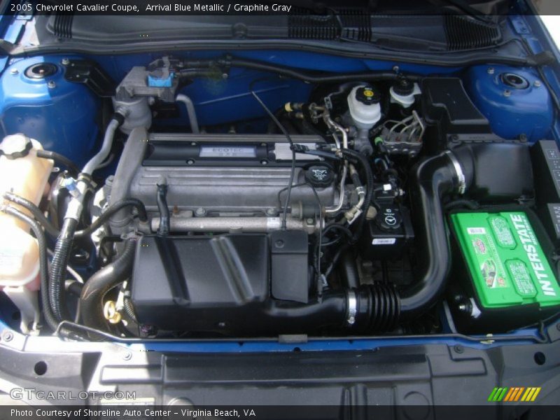 Arrival Blue Metallic / Graphite Gray 2005 Chevrolet Cavalier Coupe