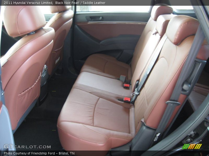 Black Noir Pearl / Saddle Leather 2011 Hyundai Veracruz Limited