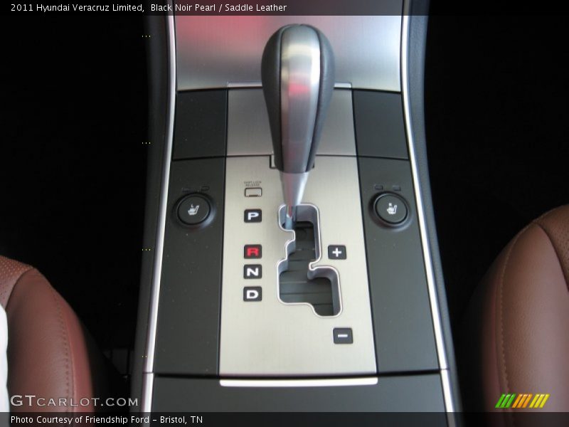 Black Noir Pearl / Saddle Leather 2011 Hyundai Veracruz Limited