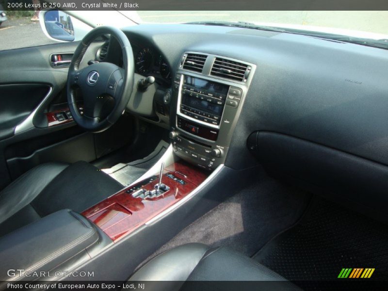 Crystal White / Black 2006 Lexus IS 250 AWD