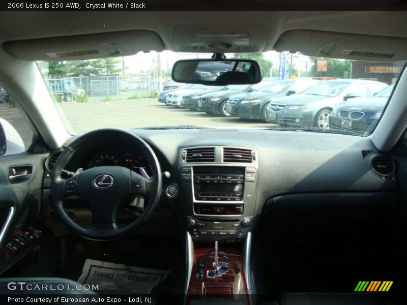 Crystal White / Black 2006 Lexus IS 250 AWD