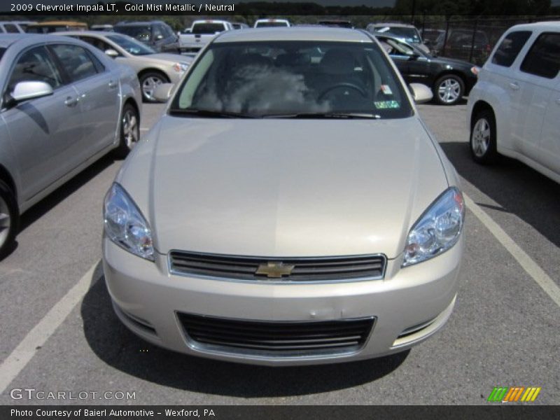 Gold Mist Metallic / Neutral 2009 Chevrolet Impala LT