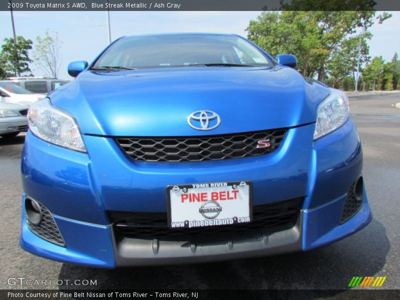 Blue Streak Metallic / Ash Gray 2009 Toyota Matrix S AWD