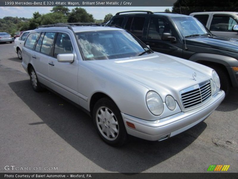 Brilliant Silver Metallic / Grey 1999 Mercedes-Benz E 320 4Matic Wagon