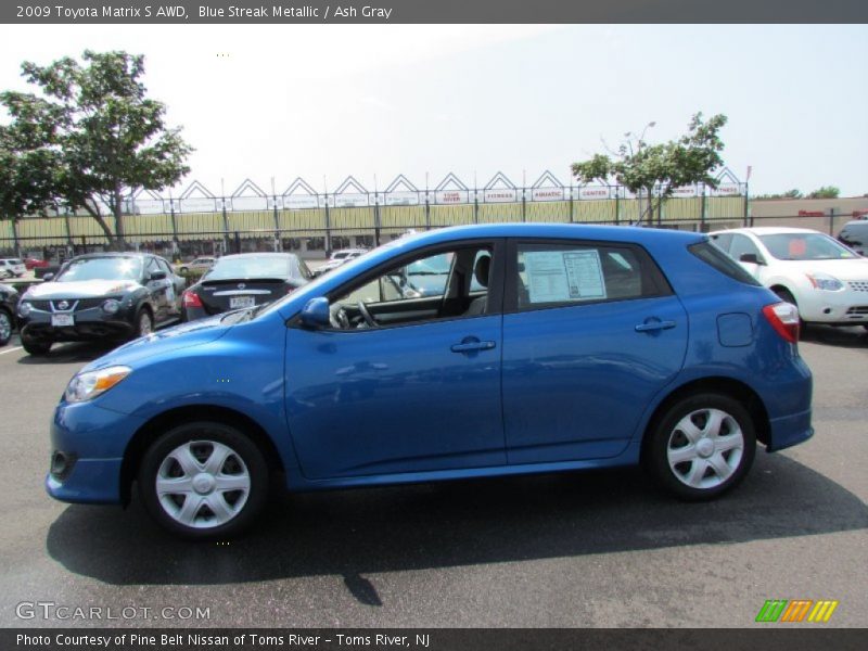 Blue Streak Metallic / Ash Gray 2009 Toyota Matrix S AWD