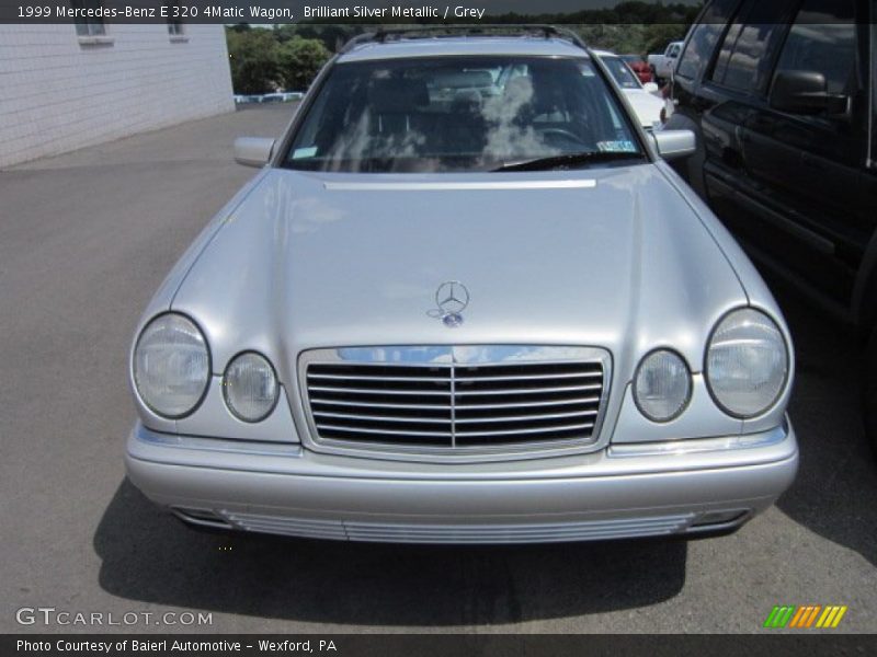 Brilliant Silver Metallic / Grey 1999 Mercedes-Benz E 320 4Matic Wagon
