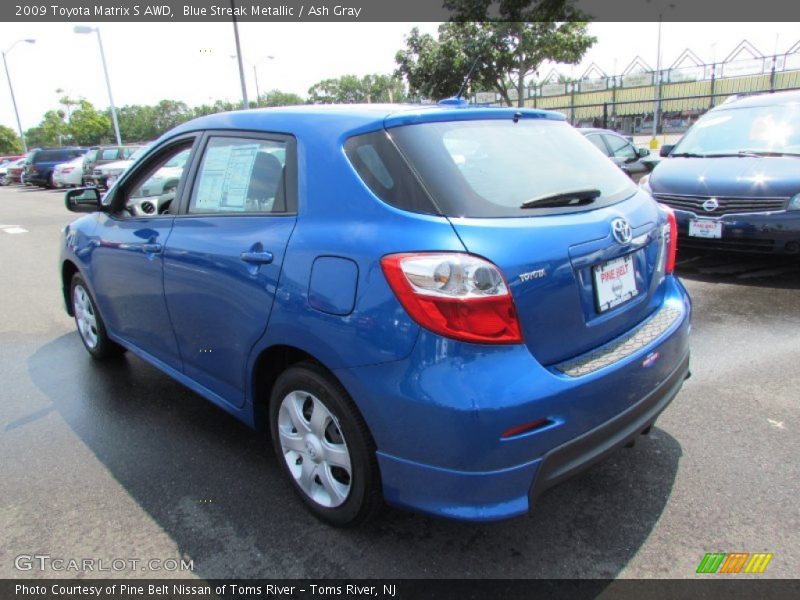 Blue Streak Metallic / Ash Gray 2009 Toyota Matrix S AWD