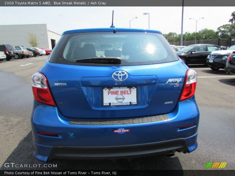 Blue Streak Metallic / Ash Gray 2009 Toyota Matrix S AWD