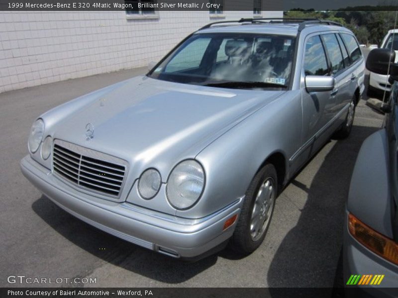 Brilliant Silver Metallic / Grey 1999 Mercedes-Benz E 320 4Matic Wagon