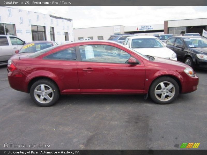 Performance Red / Ebony 2008 Pontiac G5