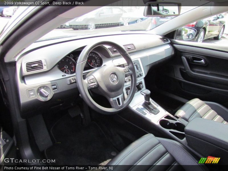 Deep Black / Black 2009 Volkswagen CC Sport