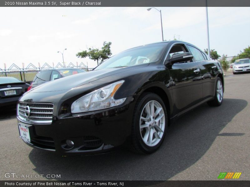 Super Black / Charcoal 2010 Nissan Maxima 3.5 SV