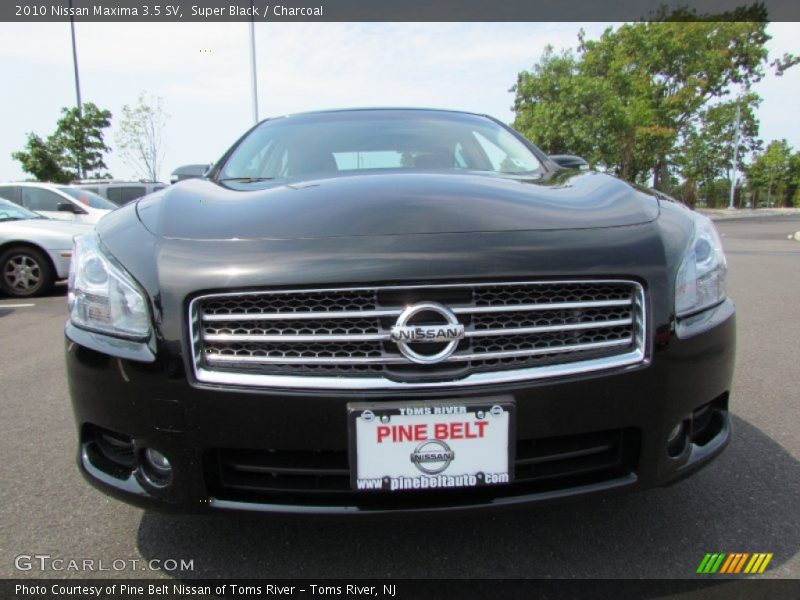 Super Black / Charcoal 2010 Nissan Maxima 3.5 SV