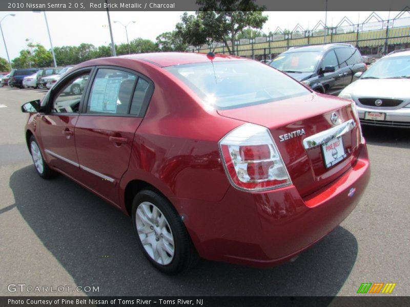 Red Brick Metallic / Charcoal 2010 Nissan Sentra 2.0 S