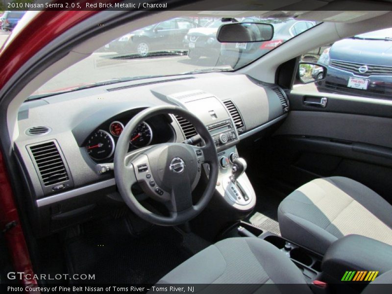 Red Brick Metallic / Charcoal 2010 Nissan Sentra 2.0 S