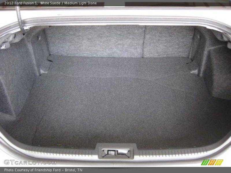 White Suede / Medium Light Stone 2012 Ford Fusion S