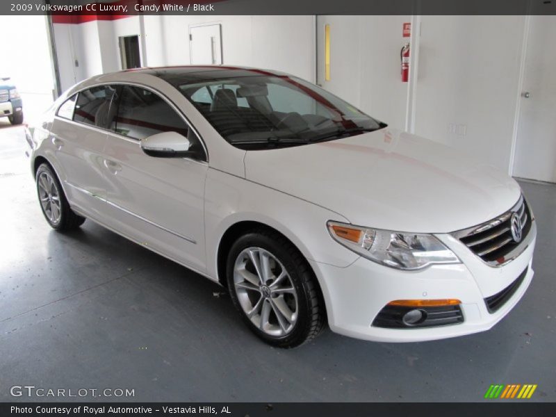 Candy White / Black 2009 Volkswagen CC Luxury