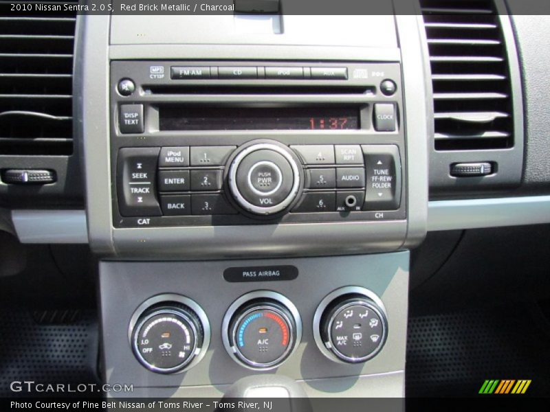 Red Brick Metallic / Charcoal 2010 Nissan Sentra 2.0 S