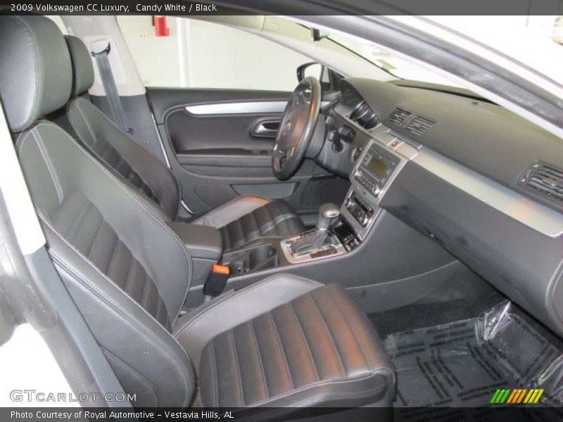 Candy White / Black 2009 Volkswagen CC Luxury