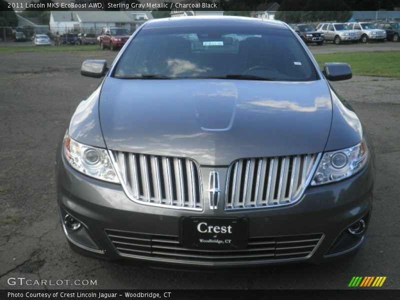Sterling Gray Metallic / Charcoal Black 2011 Lincoln MKS EcoBoost AWD
