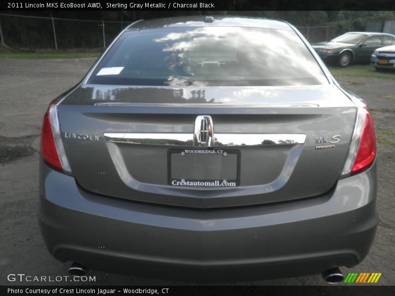 Sterling Gray Metallic / Charcoal Black 2011 Lincoln MKS EcoBoost AWD