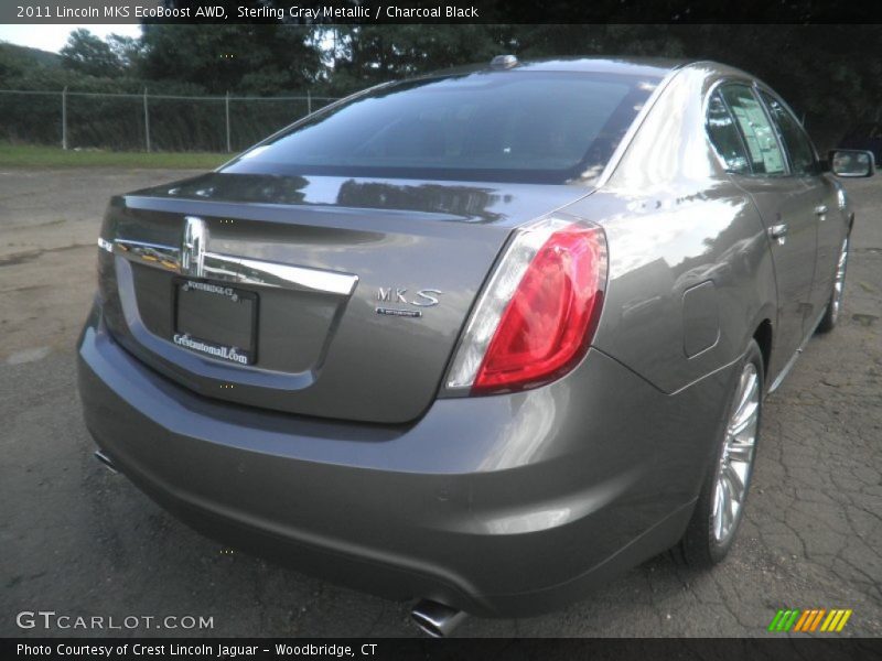 Sterling Gray Metallic / Charcoal Black 2011 Lincoln MKS EcoBoost AWD