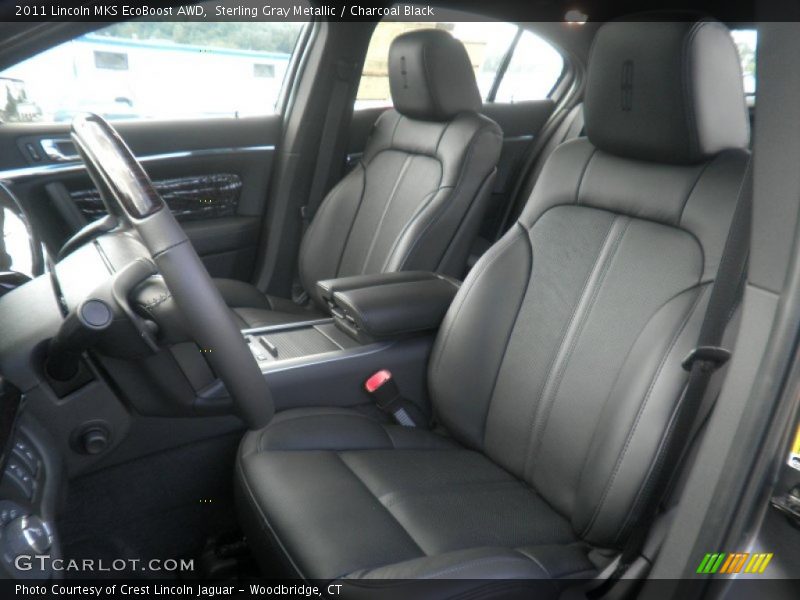  2011 MKS EcoBoost AWD Charcoal Black Interior