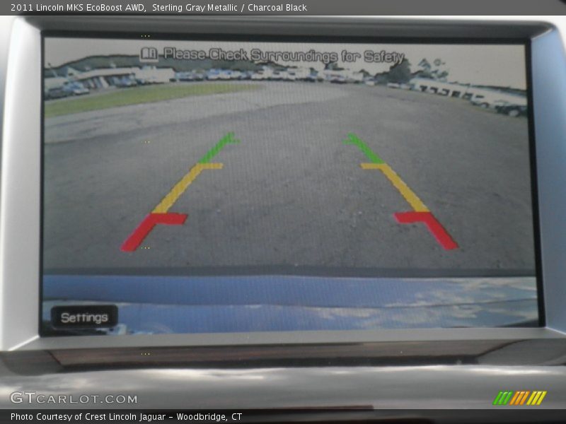 Sterling Gray Metallic / Charcoal Black 2011 Lincoln MKS EcoBoost AWD