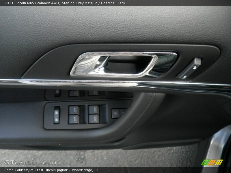 Sterling Gray Metallic / Charcoal Black 2011 Lincoln MKS EcoBoost AWD