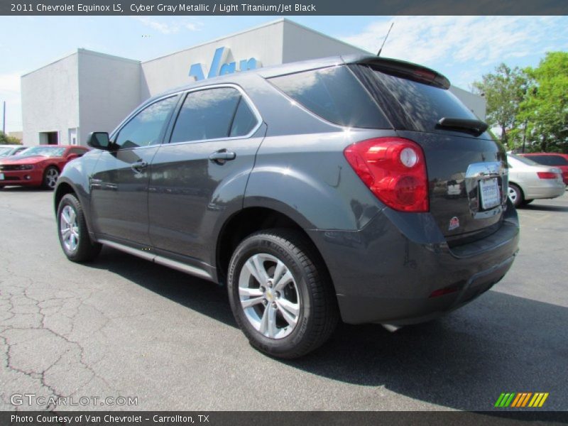 Cyber Gray Metallic / Light Titanium/Jet Black 2011 Chevrolet Equinox LS