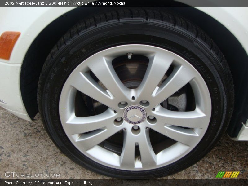 Arctic White / Almond/Mocha 2009 Mercedes-Benz C 300 4Matic