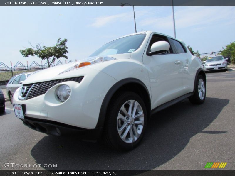White Pearl / Black/Silver Trim 2011 Nissan Juke SL AWD