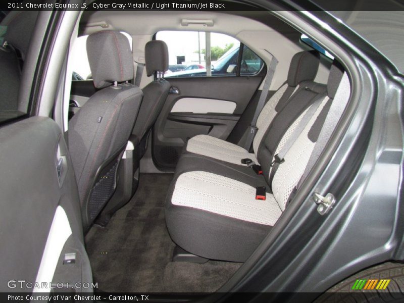 Cyber Gray Metallic / Light Titanium/Jet Black 2011 Chevrolet Equinox LS