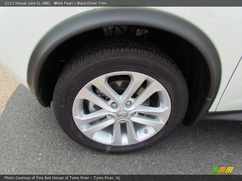 White Pearl / Black/Silver Trim 2011 Nissan Juke SL AWD