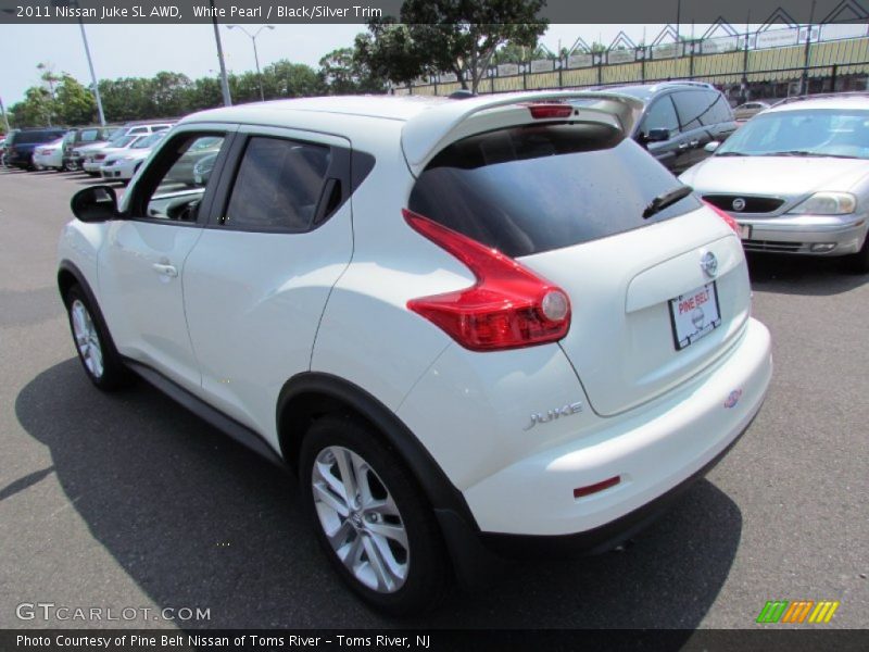 White Pearl / Black/Silver Trim 2011 Nissan Juke SL AWD