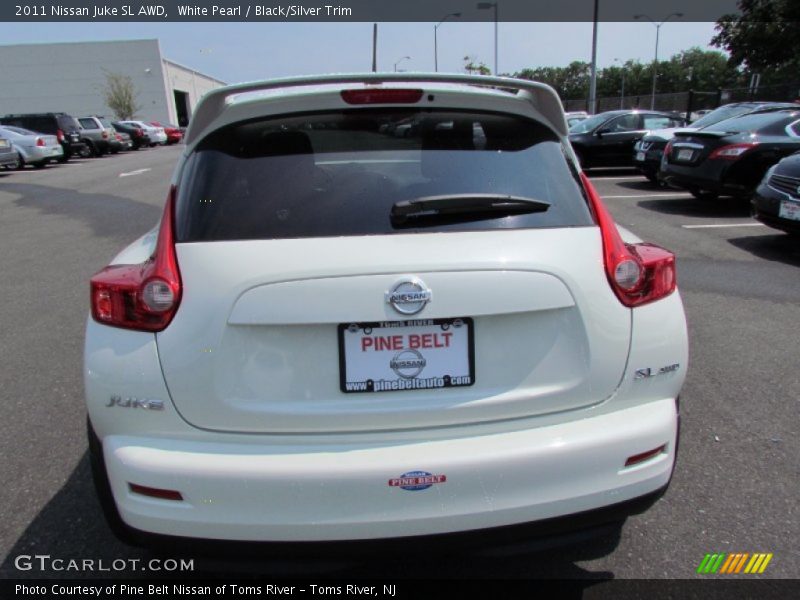 White Pearl / Black/Silver Trim 2011 Nissan Juke SL AWD