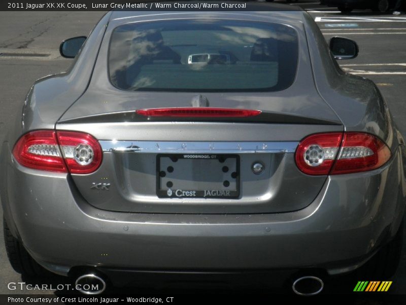 Lunar Grey Metallic / Warm Charcoal/Warm Charcoal 2011 Jaguar XK XK Coupe