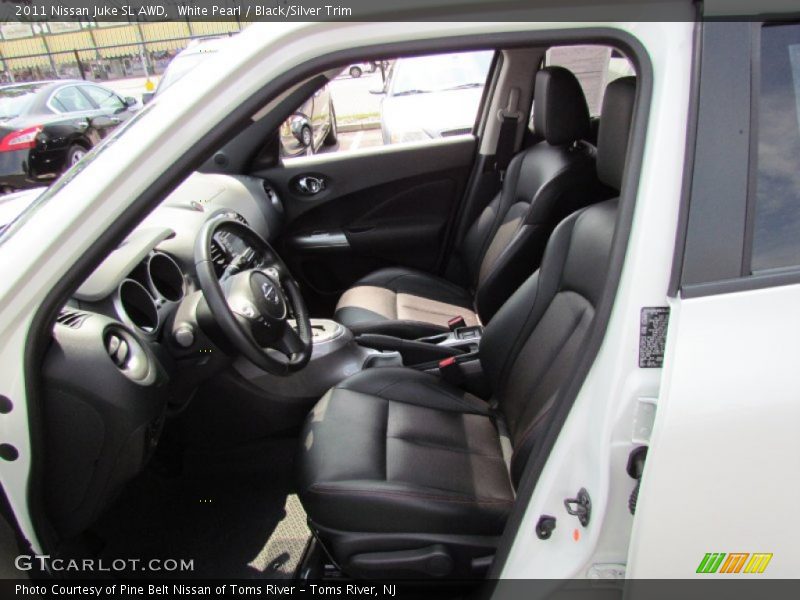 White Pearl / Black/Silver Trim 2011 Nissan Juke SL AWD
