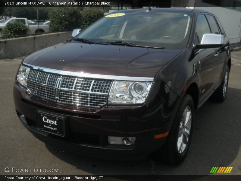 Cinnamon Metallic / Charcoal Black 2010 Lincoln MKX AWD