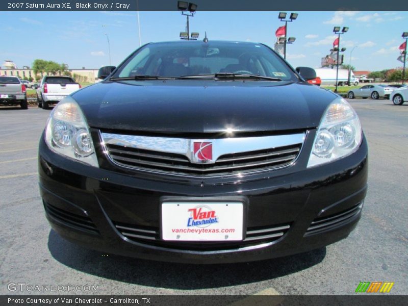 Black Onyx / Gray 2007 Saturn Aura XE