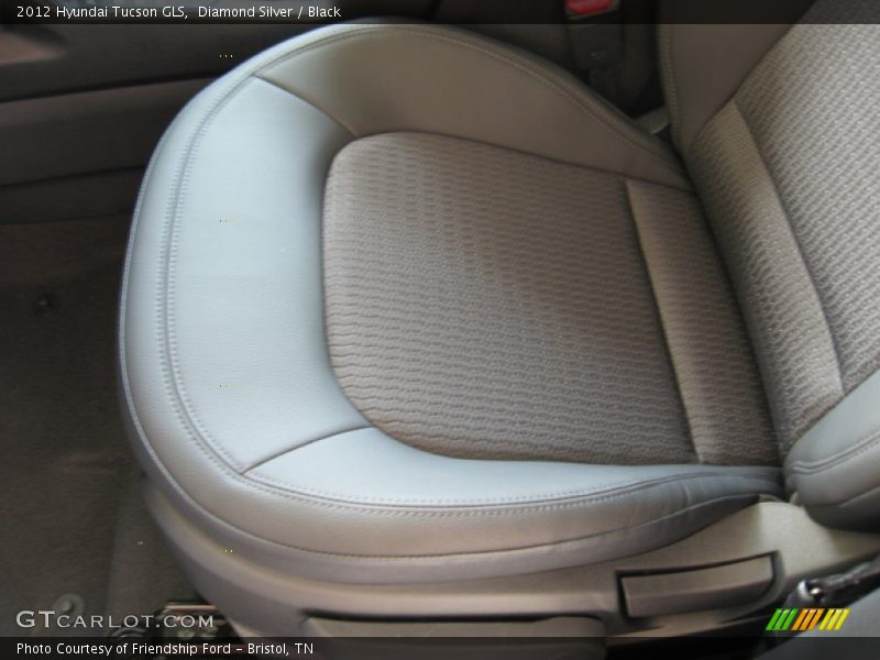 Diamond Silver / Black 2012 Hyundai Tucson GLS